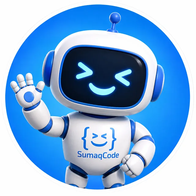Robot mascota de SumaqCode saludando